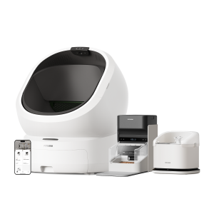 Luma Smart Litter Box & Dockstream RFID Smart Fountain & One RFID Smart Feeder